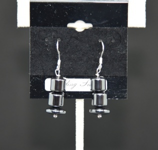 Hematite earrings